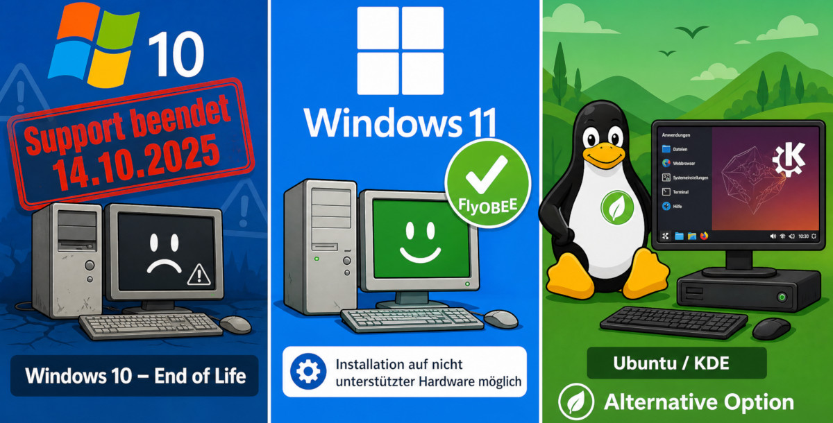 Windows 11 Upgrade auf nicht unterstützter Hardware mit FlyOOBE oder besser gleich auf Linux umsteigen