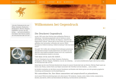 Druckerei Gegendruck